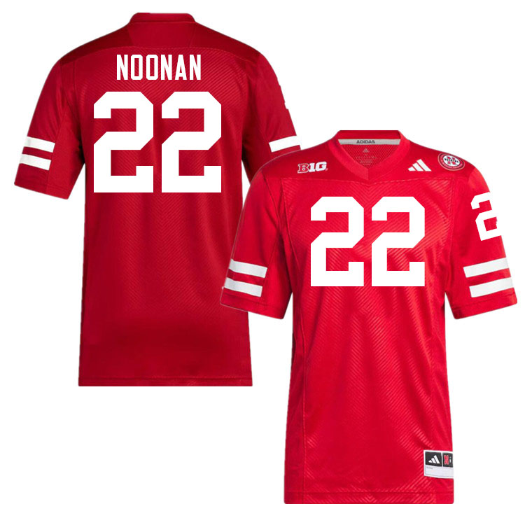 Men #22 Maverick Noonan Nebraska Cornhuskers College Football Jerseys Stitched Sale-Scarlet